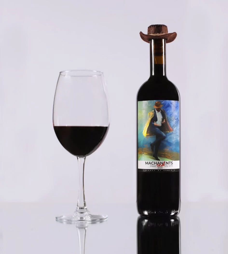 Saperavi Private Cask textured background