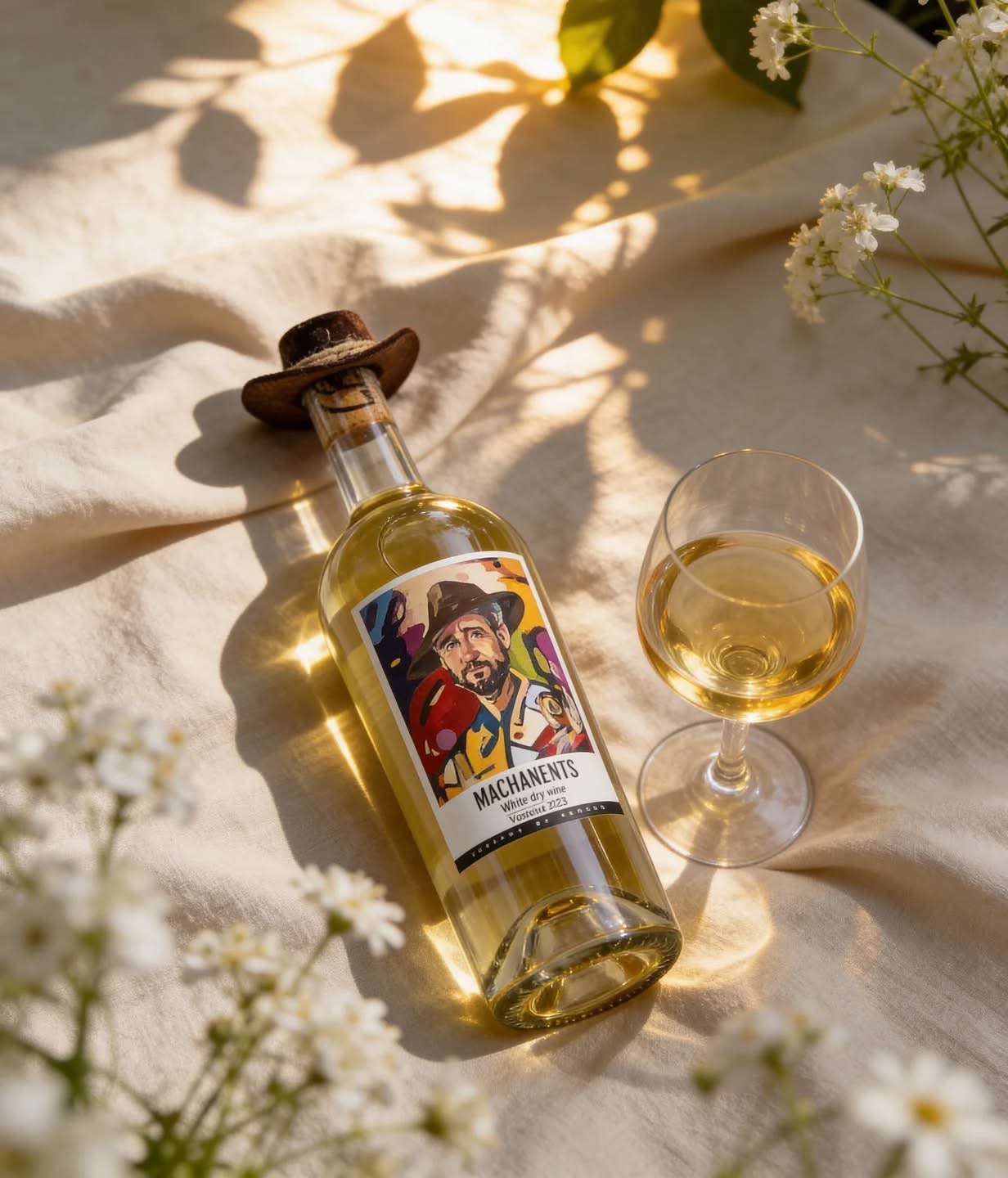 Voskehat Grand White bottle